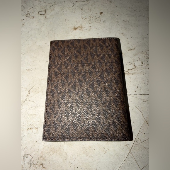Michael Kors Brown Monogram Passport Holder - Picture 9 of 9